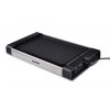 Grill electric Heinner, 1800 W, 41 x 26 cm, placa detasabila, invelis anti-adeziv, temperatura reglabila, Negru/Argintiu