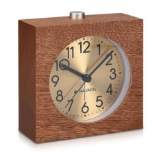 Ceas cu alarma analogic din lemn Snooze Retro, 46229.18 foto