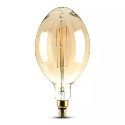 Bec cu filament led e27 bf180 dimabil 2000k alb cald foto