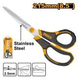 Foarfeca croitorie cu maner plastic 275 mm - Ingco HSCRS812801