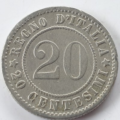 Italia 20 centesimi 1894 KB foto