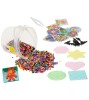 Set creativ 5000 margele de calcat pentru copii, cu accesorii, plastic, multicolor, Oem