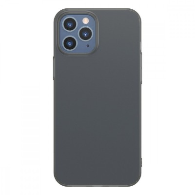 Husa Apple iPhone 12 Pro Max, Baseus Comfort Case, Negru, 6.7 inch foto