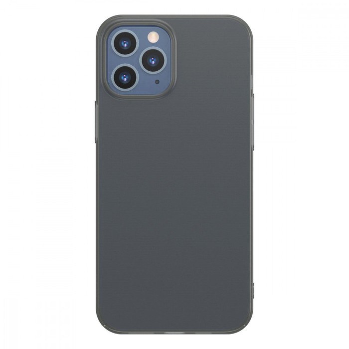 Husa Apple iPhone 12 Pro Max, Baseus Comfort Case, Negru, 6.7 inch