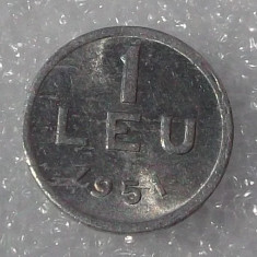 G5. Romania RPR 1 leu 1951 aAUNC / UNC **