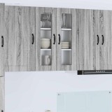 vidaXL Dulap suspendat de bucătărie cu raft Gri Sonoma 60 x 31 x 80 cm 885091
