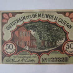 Germania notgeld 50 Pfennig 1921 Quern