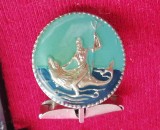 QW8 10 - Butoni camasa - Marina - Zeul Neptun - In cutie originala