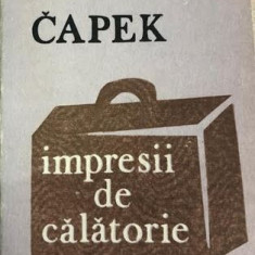 Impresii de calatorie Karel Capek