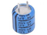 Supercondensator THT 0,022F 5,5V 5,08mm