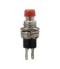 Buton 1 circuit 12VDC ON-(OFF) fara retinere rosu