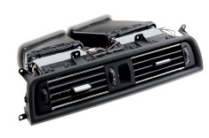 Grila ventilatie aer AC Bmw Seria 5 F10, F11, 2010-, Central-Complet Crom, NTY EZC-BM-053
