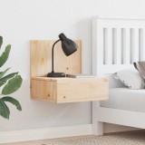 Cumpara ieftin Noptieră 2 pcs Maro 42 x 32.5 x 40 cm Lemn masiv de pin