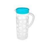 Carafa Venetia 95040, plastic, transparent + bleu, 1,5 l