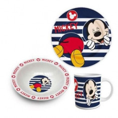 Set mic dejun 3 piese ceramica Mickey Mouse foto
