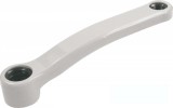 Brat pedalier, otel, ax patrat,lungime 170mm, culoare gri Cod:421579070RM