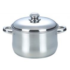 Cratita din inox cu capac din inox Grunberg, 8.7 l, 28 cm