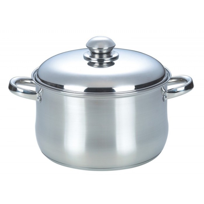 Cratita din inox cu capac din inox Grunberg, 8.7 l, 28 cm