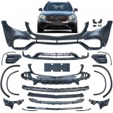 Bumper sport cu grila + aripi extinse, potrivit pentru Mercedes GLC X253 C253 Performance AutoTuning