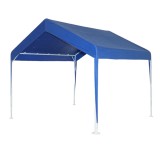 Cort evenimente pavilion gradina 3x3m albastru, acoperis impermeabil in 2 ape, structura otel galvanizat Breckner Germany