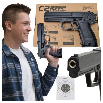 PISTOL CU BILĂ METALICĂ SOLID ASG REPLICA foto