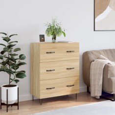 vidaXL Servantă, stejar sonoma, 69,5x34x90 cm, lemn compozit 827847