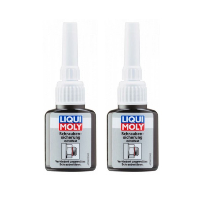 Pachet 2 x Solutie Liqui Moly fixare suruburi - rezistenta medie 10 grame