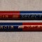 DACIA SELECT color - Lot x 2 CREIOANE bicolor, romanesti, nefolosite - anii 1970