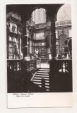 RF203 - Carte Postala - Sinaia. Muzeul Peles. Holul de onoare. circulata 1963