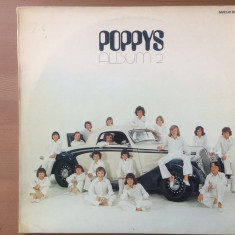 poppys album 2 disc vinyl lp muzica pop grup vocal cor copii france barclay 1974