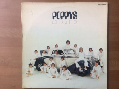 poppys 2 1974 disc vinyl lp muzica pop grup vocal cor copii france barclay VG+ foto