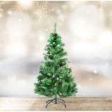 Brad artificial &ndash; 150 cm &ndash; cu ramuri dese &ndash; PVC &ndash; &icirc;nzăpezit