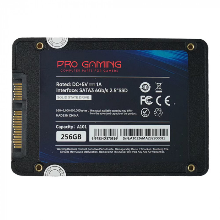 Solid State Drive (SSD) Pro Gaming 256GB, 2.5&#039;&#039;, SATA III NewTechnology Media