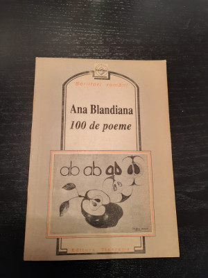 Ana Blandiana - 100 De Poeme foto