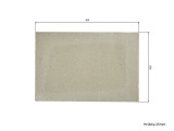 Placa din samota 30 x 20 x 2,5 cm pentru soba si semineu