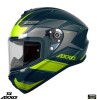 Casca integrala pentru scuter - motocicleta Axxis model Draken S Sunray C2 gri mat &ndash; tip viziera: MT-V-18C S (55/56cm)