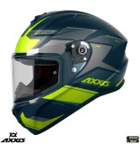 Casca integrala pentru scuter - motocicleta Axxis model Draken S Sunray C2 gri mat &ndash; tip viziera: MT-V-18C L (59/60cm)