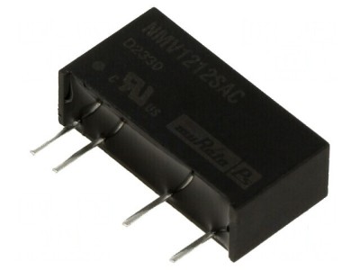 Convertor DC/DC 1W 10,8-13,2V la 12VDC 84mA SIP foto