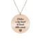 Graduatio - Colier personalizat profesoara invatatoare din argint 925 placat cu aur roz