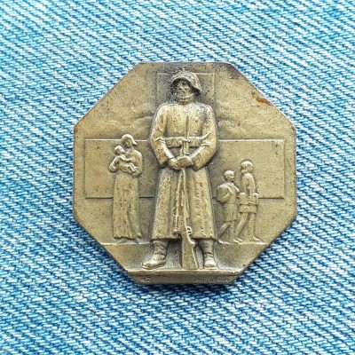 Insigna soldat 1940 Elvetia Crucea Rosie/ pin perioada WW2 foto