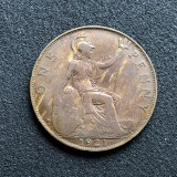 H314 Marea Britanie One Penny 1921, Europa