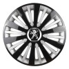 Set 4 Capace Roti, potrivite jantelor de R15, pentru Peugeot, model falcon dual, Autohelix MSA