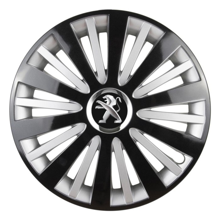 Set 4 Capace Roti, potrivite jantelor de R15, pentru Peugeot, model falcon dual