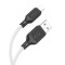 Cablu USB Hoco X90, USB-A la Lightning, 2.4A, 1m, Alb