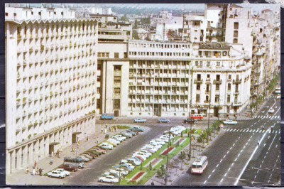 AMS - ILUSTRATA 072 BUCURESTI - BULEVARDUL G-RAL MAGHERU 1969 RSR, CIRCULATA foto