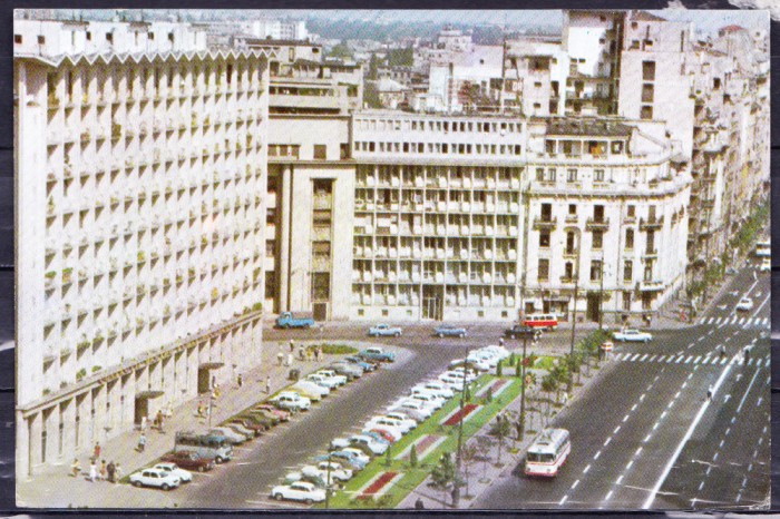 AMS - ILUSTRATA 072 BUCURESTI - BULEVARDUL G-RAL MAGHERU 1969 RSR, CIRCULATA