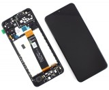 Display Samsung Galaxy A04s A047F Display Service Pack cu Rama Black Negru
