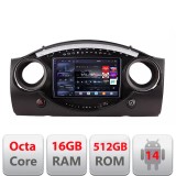 Navigatie Mini intre anii 2004-2006 Android radio gps internet 8 core QLED 2K 16+512GB 360 Edotec