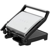 Gratar, AENO, EG2, 2000W, Control temperatura, Deschidere 180&deg;, 290x234mm, Negru/Argintiu