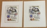 CEHOSLOVACIA 1978 &ndash; COSMONAUTI, colita DT si NDT, MNH, EW13